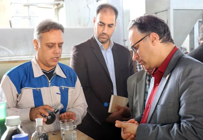 بازدید از طرح ملی تولید کربن فعال از قیر طبیعی استان کرمانشاه 