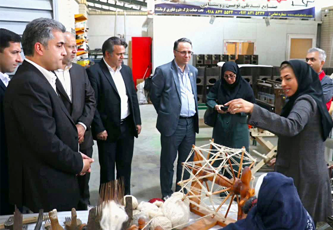 بازدید  سرپرست سازمان تجاری سازی فناوری و اقتصاد دانش بنیان جهاددانشگاهی از مجتمع نوآوری  پارک علم و فناوری استان کرمانشاه